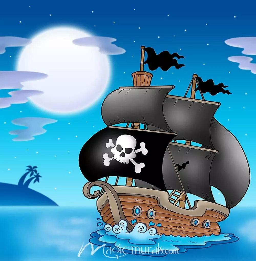 sailboat pirate ship