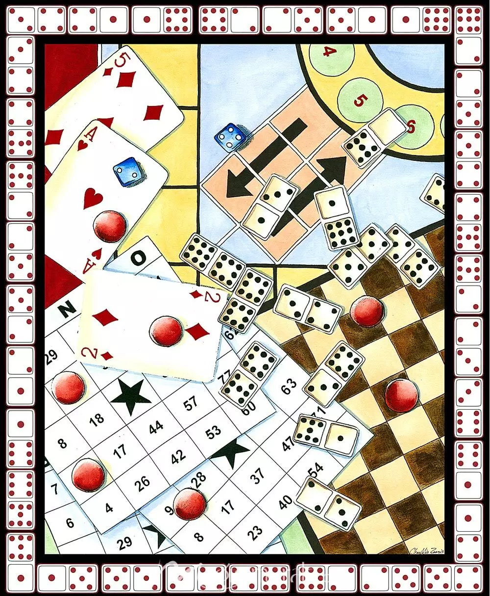 Games Galore I Wallpaper Wall Mural by Magic Murals