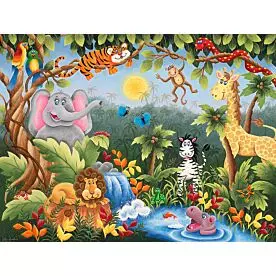 jungle scene picture for kids