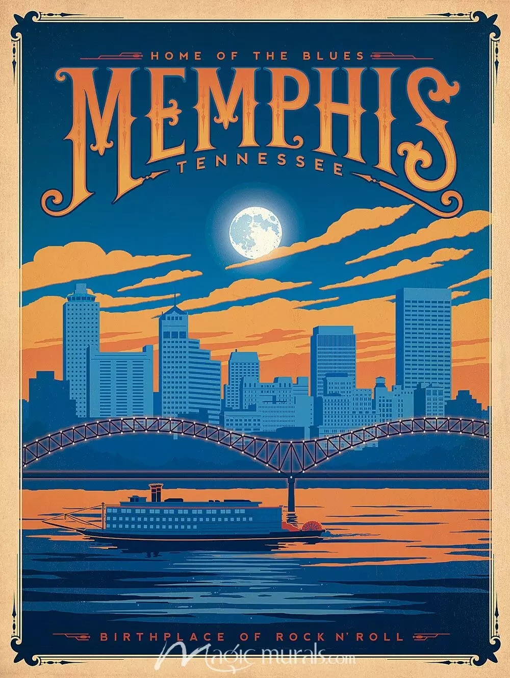 Memphis Wallpaper Wall Mural by Magic Murals