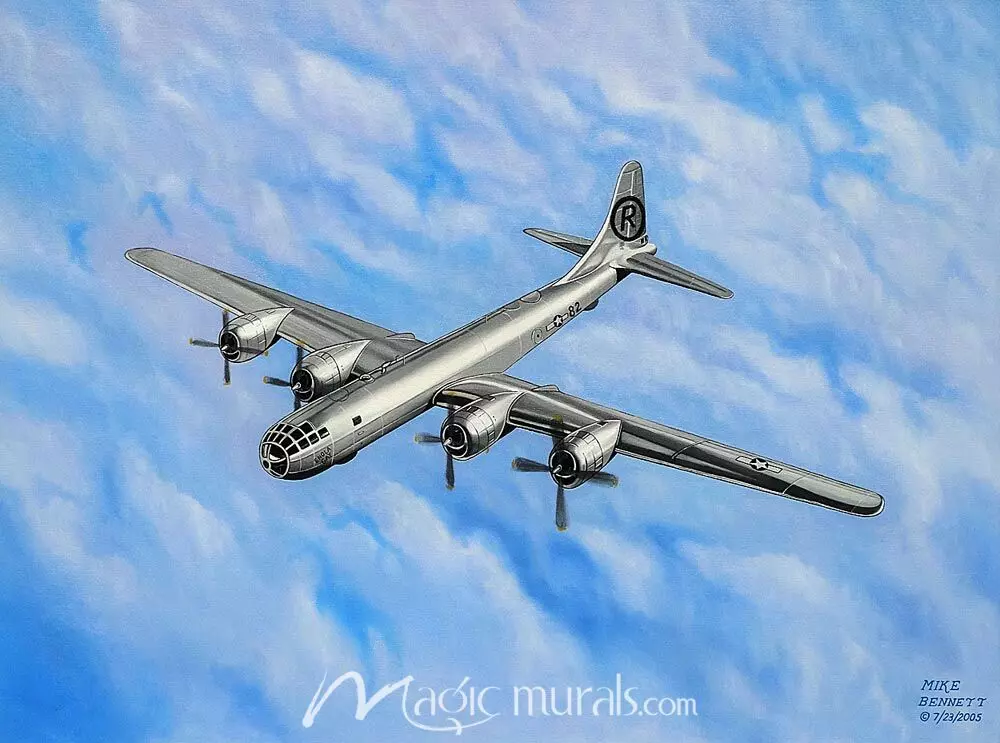 B-29 Bomber - Enola Gay Wallpaper Mural by Magic Murals