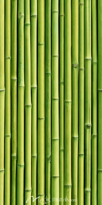 Bamboo Wall Repeat Wallpaper Wall Mural by Magic Murals