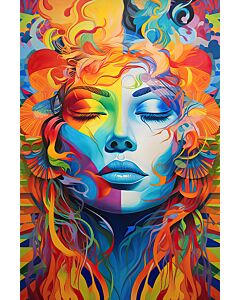 Painted Lady 3690 Wallpaper Wall Mural