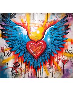 Graffiti Love Notes 4 Wallpaper Wall Mural