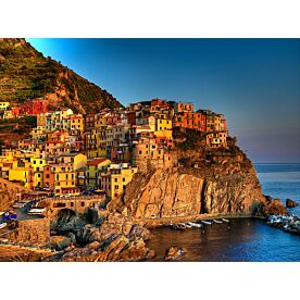 Sunset On Manarola Italy Wallpaper Wall Mural