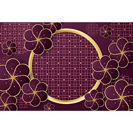 Abstract Floral Chinese Wallpaper 3261 Wallpaper Wall Mural
