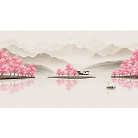 Modern Abstract Chinese Ink Wash Landscape 6016 Wallpaper Wall Mural