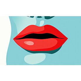 Vibrant Lip Chic 10 Wallpaper Wall Mural