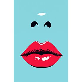 Vibrant Lip Chic 8 Wallpaper Wall Mural