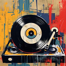 Spinning Nostalgia 6 Wallpaper Wall Mural