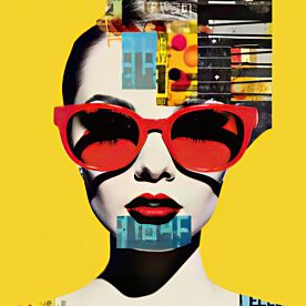 Pop Art Diva 12 Wallpaper Wall Mural