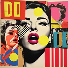 Pop Art Diva 2 Wallpaper Wall Mural