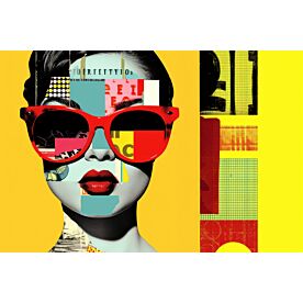 Colorful Pop Art Queen 1 Wallpaper Wall Mural