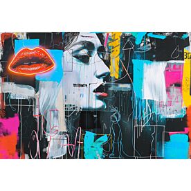 Read Lips Graffiti 21 Wallpaper Wall Mural