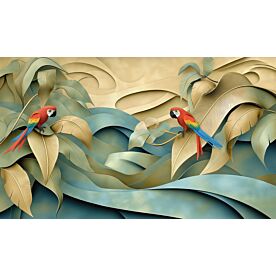 Surreal Tropics Wallpaper Wall Mural
