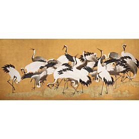 Crane Birds by Sir Edward Wallpaper Wall Mural