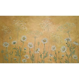 Dazzling Daisies Yellow by Sir Edward Wallpaper Wall Mural