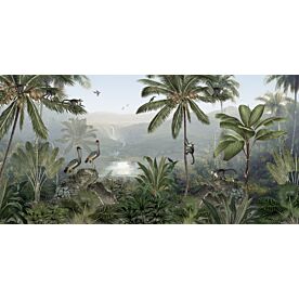 Monkey Sanctuary by Sir Edward Wallpaper Wall Mural