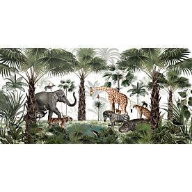 Animal Kingdom by Kikki Belle Wallpaper Wall Mural