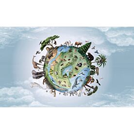Animals of Earth by Kikki Belle Wallpaper Wall Mural