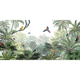 Canopy Jungle - Natural by Kikki Belle Wallpaper Wall Mural