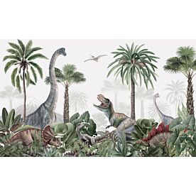 Dino Jive by Kikki Belle Wallpaper Wall Mural