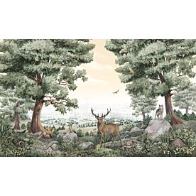 Forest Vista by Kikki Belle Wallpaper Wall Mural
