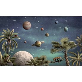 Pretty Planets by Kikki Belle Wallpaper Wall Mural