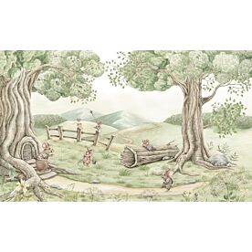 Mouse Family by Kikki Belle Wallpaper Wall Mural