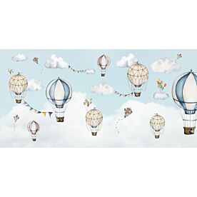 Balloon Bonanza by Oliver Robins Wallpaper Wall Mural