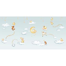 Sweet Dreams - Blue by Oliver Robins Wallpaper Wall Mural