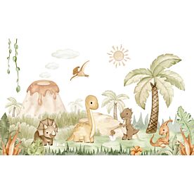 Dino Baby by Oliver Robins Wallpaper Wall Mural