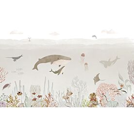 Sensational Sea - Brown by Oliver Robins Wallpaper Wall Mural