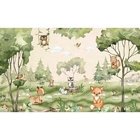 Woodland Joy by Oliver Robins Wallpaper Wall Mural