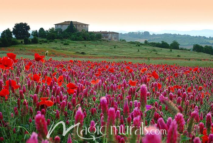 Tuscany Floral ゴブラン織　壁掛け　USA Tuscany Floral ゴブラン織 壁掛け USA Tuscany Floral ゴブラン織