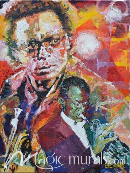 Miles Davis Tribute Wallpaper Wall Mural by Magic Murals