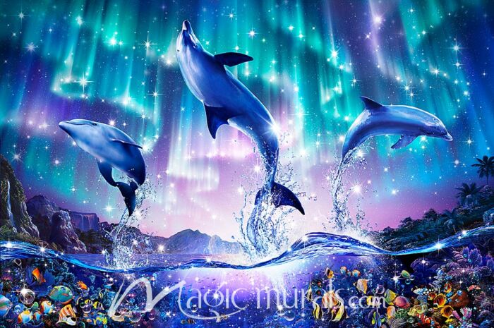 Music of Aurora Wallpaper Wall Mural by Magic Murals