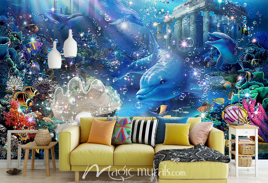Eureka Wallpaper Wall Mural by Magic Murals