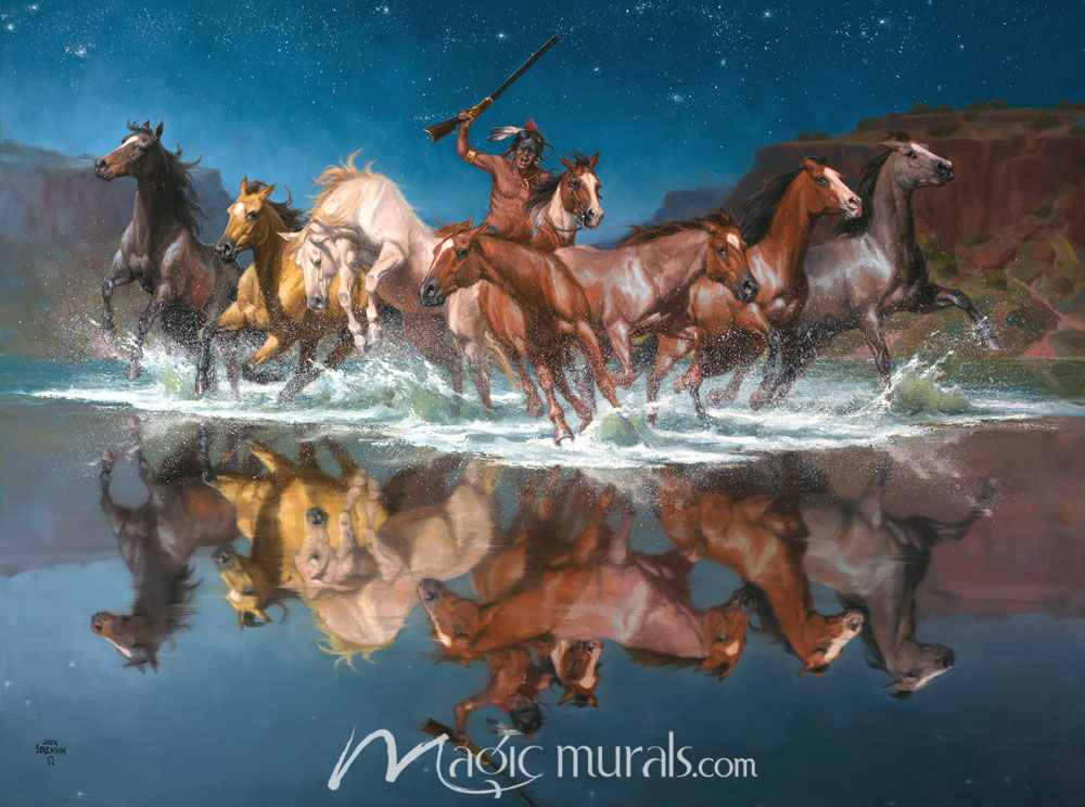 Comanche Moon Wallpaper Wall Mural by Magic Murals