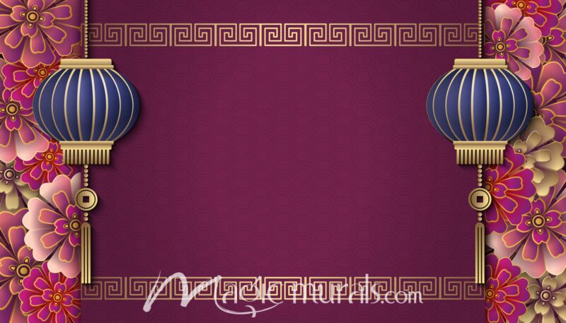 Chinese Lantern Wallpaper 2750 Wallpaper Wall Mural