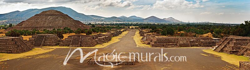 Teotihuacan Pyramid of the Sun 6569 Wallpaper Wall Mural