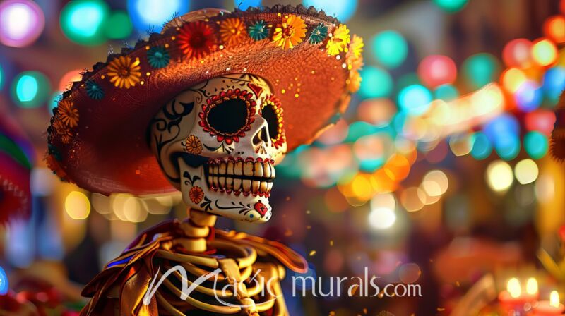 Sugar Skulls 8577 Wallpaper Wall Mural