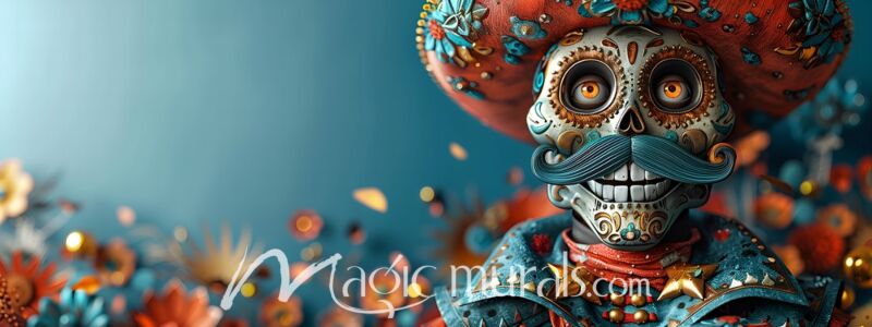 Calavera Backdrop 8905 Wallpaper Wall Mural