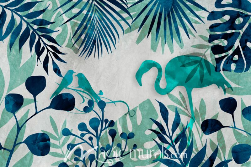 Haase Flamingo Jungle A Wallpaper Wall Mural