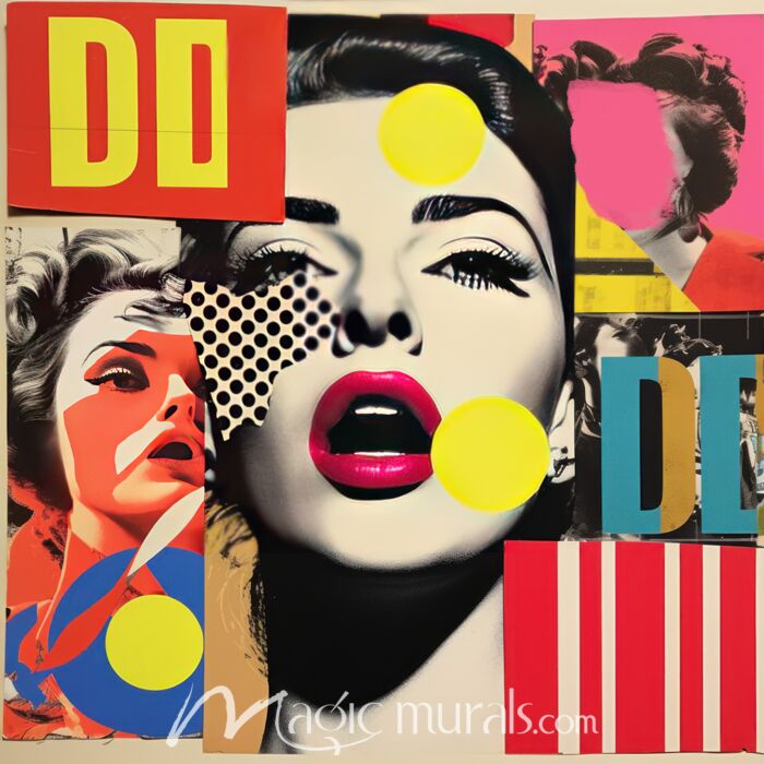 Pop Art Diva 2 Wallpaper Wall Mural