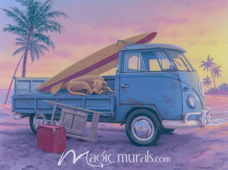 The Beach Boy by R Courtney Wallpaper Wall Mural