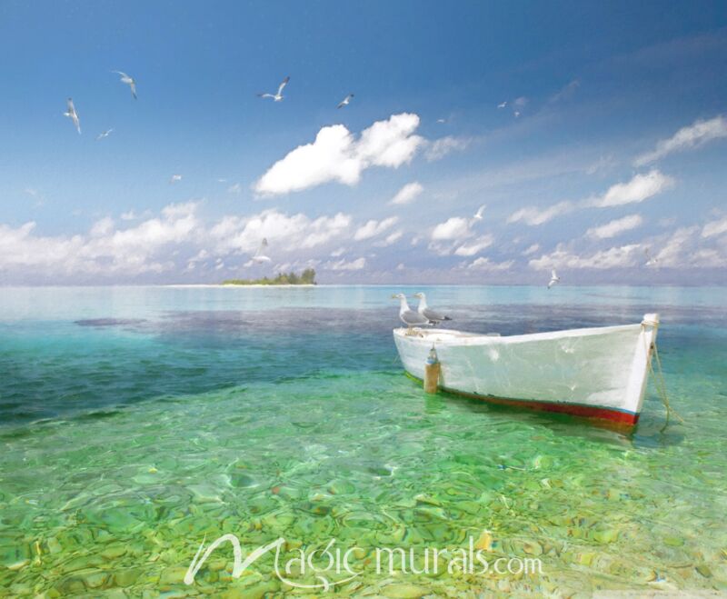 Tropical Shangrila Four Wallpaper Wall Mural