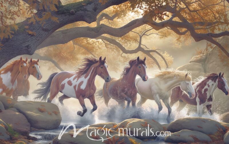 Unbridled Nine Wallpaper Wall Mural
