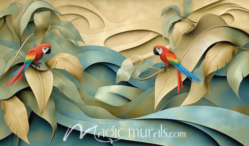 Surreal Tropics Wallpaper Wall Mural