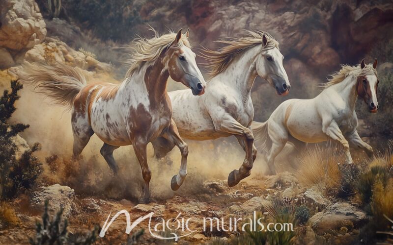 Equine Two Wallpaper Wall Mural